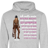 Ich reite weil - Personalisierbarer Hoodie (Unisex)