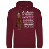 Ich reite weil - Personalisierbarer Hoodie (Unisex)