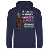 Ich reite weil - Personalisierbarer Hoodie (Unisex)