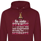 Das schönste Pferd - Personalisierbarer Hoodie (Unisex)
