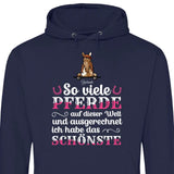 Das schönste Pferd - Personalisierbarer Hoodie (Unisex)