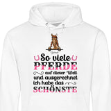 Das schönste Pferd - Personalisierbarer Hoodie (Unisex)