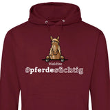 Pferdesüchtig - Personalisierbarer Hoodie (Unisex)
