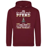 Ja ich rieche nach Pferd - Personalisierbarer Hoodie (Unisex)