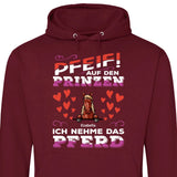 Pfeif auf den Prinzen - Personalisierbarer Hoodie (Unisex)