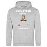 Mein Pferd ruft an - Personalisierbarer Hoodie (Unisex)