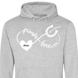 Friends Forever - Personalisierbarer Hoodie (Unisex)