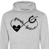 Friends Forever - Personalisierbarer Hoodie (Unisex)