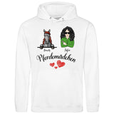 Pferdemädchen - Personalisierbarer Hoodie (Unisex)