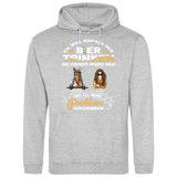 Bier trinken und bei meinem Pferd sein - Personalisierbarer Hoodie (Unisex)