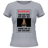 Warnung - Personalisierbares T-Shirt