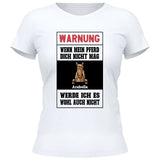 Warnung - Personalisierbares T-Shirt