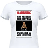 Warnung - Personalisierbares T-Shirt