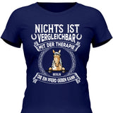 Pferde Therapie - Personalisierbares T-Shirt