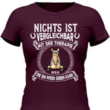Pferde Therapie - Personalisierbares T-Shirt