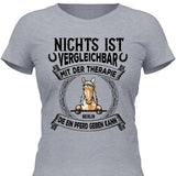 Pferde Therapie - Personalisierbares T-Shirt