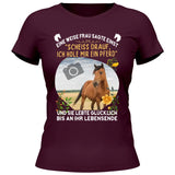 Weise Frau eigenes Foto - Personalisierbares T-Shirt