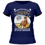 Weise Frau eigenes Foto - Personalisierbares T-Shirt