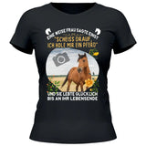 Weise Frau eigenes Foto - Personalisierbares T-Shirt