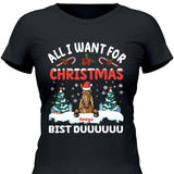 All I want for Christmas - Personalisierbares T-Shirt
