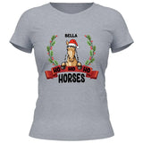 Ho Ho Ho Horses - Personalisierbares T-Shirt