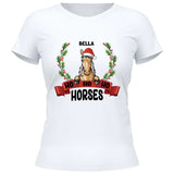 Ho Ho Ho Horses - Personalisierbares T-Shirt