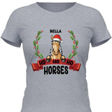 Ho Ho Ho Horses - Personalisierbares T-Shirt