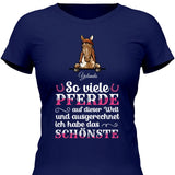 Das schönste Pferd - Personalisierbares T-Shirt