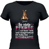 Das schönste Pferd - Personalisierbares T-Shirt