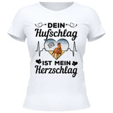 Eigenes Foto Herz - Personalisierbares T-Shirt