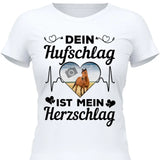 Eigenes Foto Herz - Personalisierbares T-Shirt