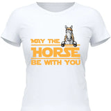 May the Horse be with you - Personalisierbares T-Shirt