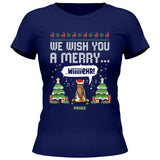 We wish you a merry wiiiiiehr - Personalisierbares T-Shirt