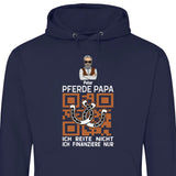 Pferde Papa, ich finanziere nur - Personalisierbarer Hoodie (Unisex)