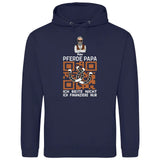 Pferde Papa, ich finanziere nur - Personalisierbarer Hoodie (Unisex)