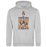 Pferde Papa, ich finanziere nur - Personalisierbarer Hoodie (Unisex)