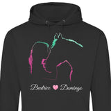 Pferde Liebe - Personalisierbarer Hoodie (Unisex)