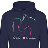 Pferde Liebe - Personalisierbarer Hoodie (Unisex)