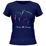 Pferde Liebe - Personalisierbares T-Shirt