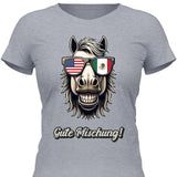 Pferd mit Flaggen Sonnenbrille - Personalisierbares T-Shirt