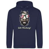 Pferd mit Flaggen Sonnenbrille - Personalisierbarer Hoodie (Unisex)