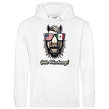 Pferd mit Flaggen Sonnenbrille - Personalisierbarer Hoodie (Unisex)