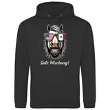 Pferd mit Flaggen Sonnenbrille - Personalisierbarer Hoodie (Unisex)