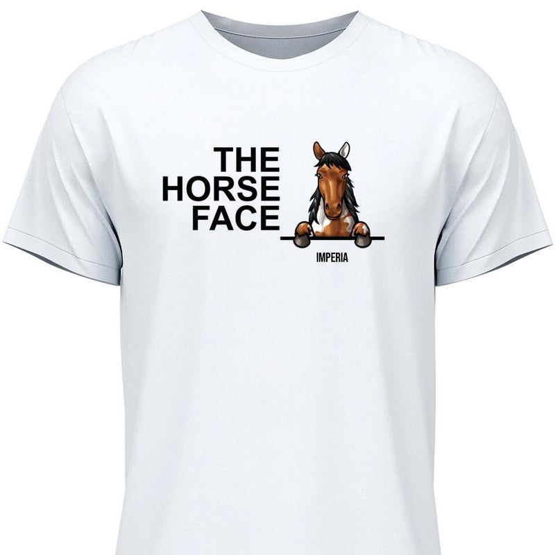 The Horse Face - Personalisierbares T-Shirt