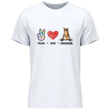 Peace Love Pferd - Personalisierbares T-Shirt