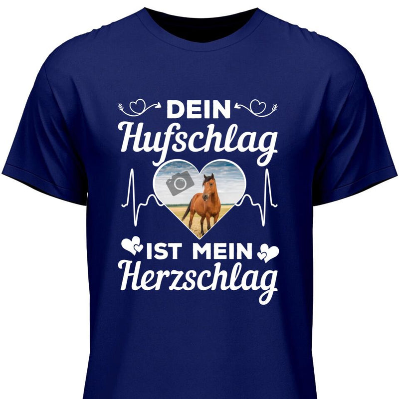 Eigenes Foto Herz - Personalisierbares T-Shirt