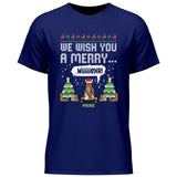 We wish you a merry wiiiiiehr - Personalisierbares T-Shirt