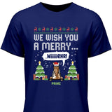 We wish you a merry wiiiiiehr - Personalisierbares T-Shirt