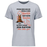 Pferde Herz brechen - Personalisierbares T-Shirt