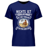 Pferde Therapie eigenes Foto - Personalisierbares T-Shirt